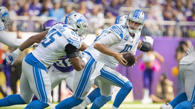 Detroit Lions fullback Jason Cabinda